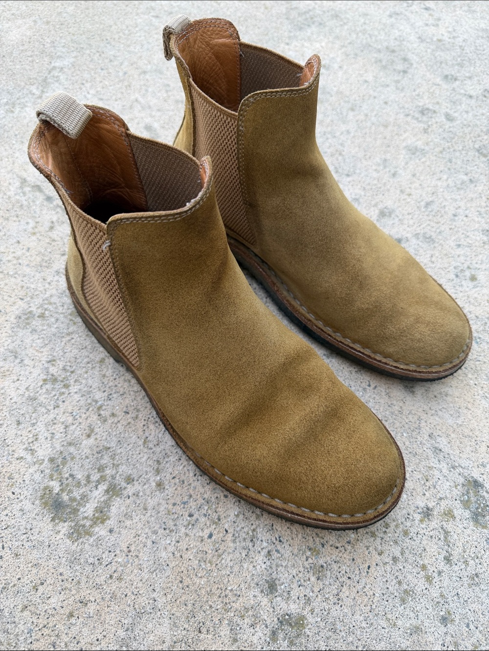 Astorflex Bitflex Italian Tan Suede Crepe Sole Chukka Boot Men's Size 40/7